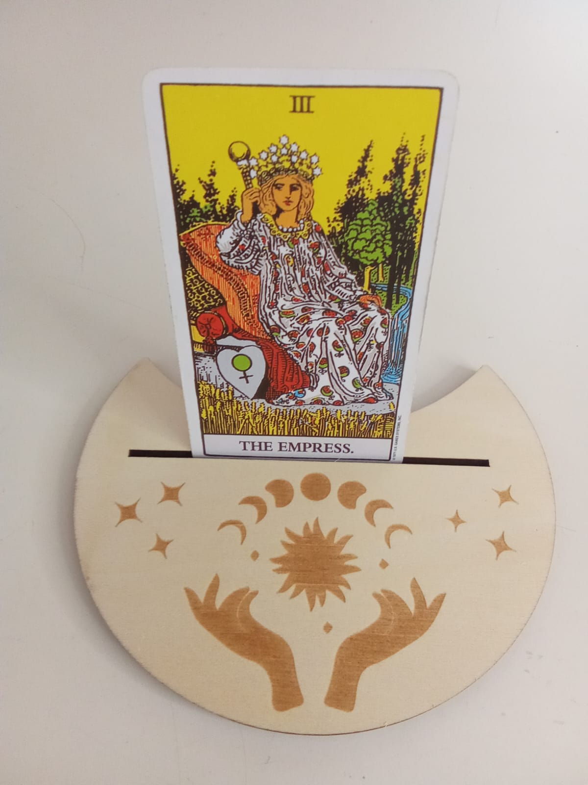 Soporte para cartas de Tarot